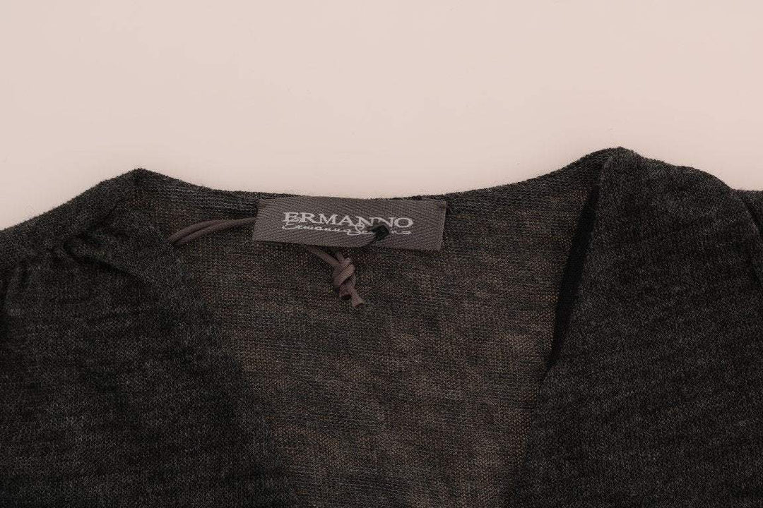 ERMANNO SCERVINO Women  Wool Lace Top Long Sleeved T-shirt #women, Catch, Ermanno Scervino, feed-agegroup-adult, feed-color-gray, feed-gender-female, feed-size-IT40 | XS, feed-size-IT42 | S, feed-size-IT44 | M, feed-size-OS, Gender_Women, Gray, IT40 | XS, IT42 | S, IT44 | M, Kogan, Tops & T-Shirts - Women - Clothing, Women - New Arrivals at SEYMAYKA