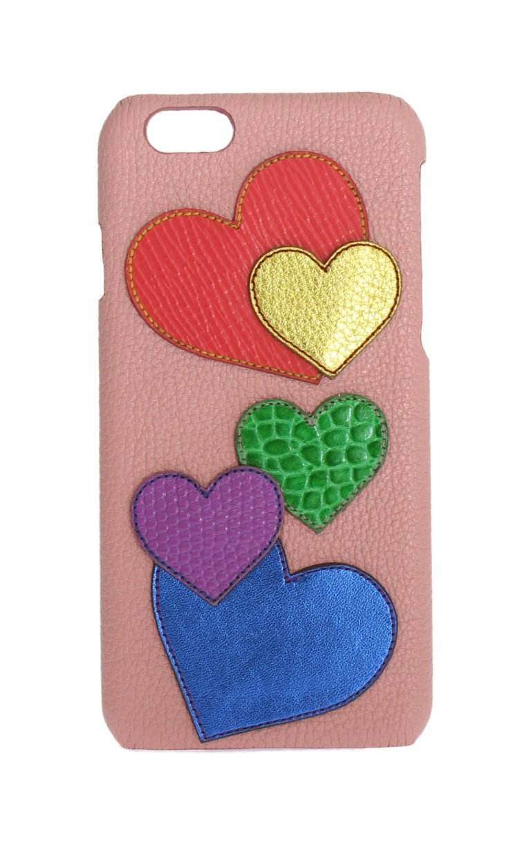 Dolce & Gabbana  Pink Leather Heart Phone Cover Brand_Dolce & Gabbana, Catch, Dolce & Gabbana, feed-agegroup-adult, feed-color-pink, feed-gender-unisex, feed-size-OS, Kogan, Phone Covers - Technology, Pink at SEYMAYKA