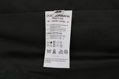 Dolce & Gabbana  Black STAFF Cotton Striped Vest #men, Black, Brand_Dolce & Gabbana, Catch, Dolce & Gabbana, feed-agegroup-adult, feed-color-black, feed-gender-male, feed-size-IT52 | XL, feed-size-IT54 | XXL, Gender_Men, IT52 | XL, IT54 | XXL, Kogan, Men - New Arrivals, Vests - Men - Clothing at SEYMAYKA