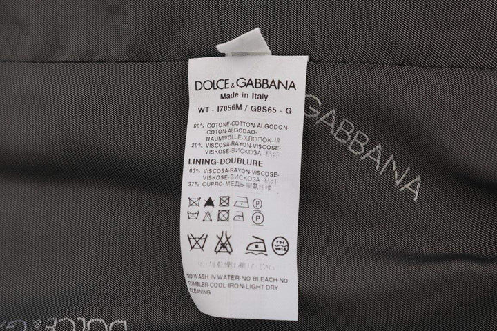 Dolce & Gabbana  Gray STAFF Cotton Striped Vest #men, Brand_Dolce & Gabbana, Catch, Dolce & Gabbana, feed-agegroup-adult, feed-color-gray, feed-gender-male, feed-size-IT50 | L, Gender_Men, Gray, IT50 | L, Kogan, Men - New Arrivals, Vests - Men - Clothing at SEYMAYKA