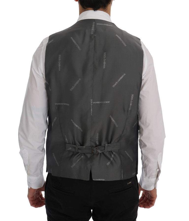 Dolce & Gabbana Black STAFF Cotton Striped Vest #men, Black, Dolce & Gabbana, feed-agegroup-adult, feed-color-black, feed-gender-male, IT52 | XL, Men - New Arrivals, Vests - Men - Clothing at SEYMAYKA