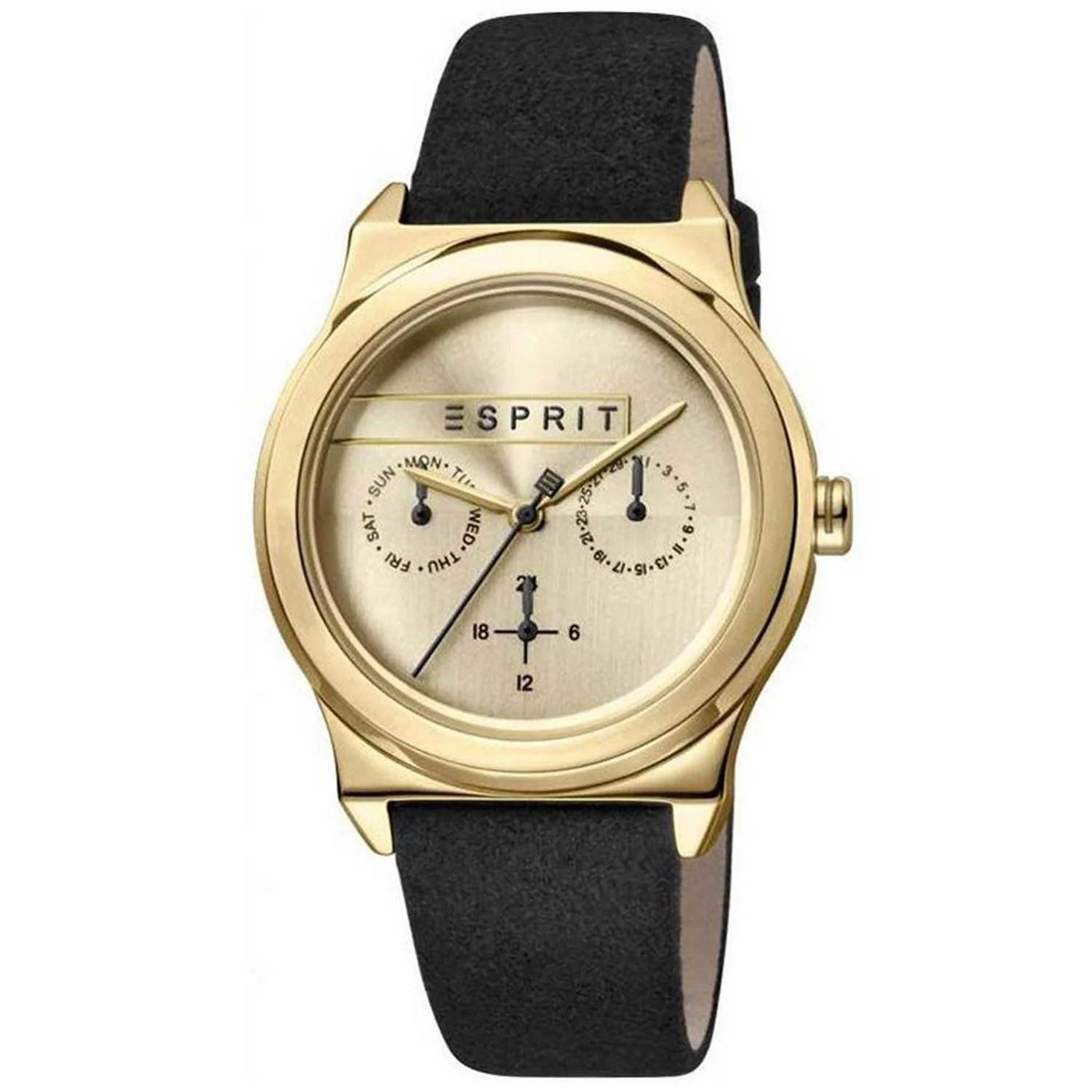 Esprit Gold  Quartz Leather Strap  Watch #women, Catch, Esprit, feed-agegroup-adult, feed-color-gold, feed-gender-female, feed-size-OS, Gender_Women, Gold, Kogan, Watches for Women - Watches at SEYMAYKA