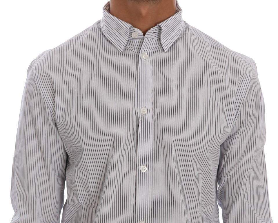 Frankie Morello   Striped Casual Cotton Regular Fit Shirt #men, Blue, Catch, feed-agegroup-adult, feed-color-blue, feed-gender-male, feed-size-L, feed-size-M, feed-size-S, feed-size-XL, feed-size-XXL, Frankie Morello, Gender_Men, Kogan, L, M, Men - New Arrivals, S, Shirts - Men - Clothing, XL, XXL at SEYMAYKA