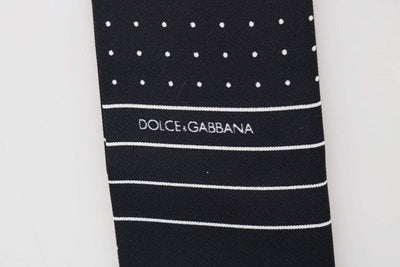 Dolce & Gabbana Dark Blue Polka Dotted Silk Scarf #men, Accessories - New Arrivals, Blue, Brand_Dolce & Gabbana, Catch, Dolce & Gabbana, feed-agegroup-adult, feed-color-blue, feed-gender-male, feed-size-OS, Gender_Men, Kogan, Ties & Bowties - Men - Accessories at SEYMAYKA