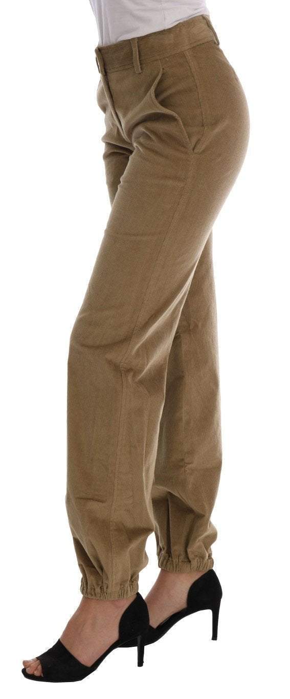 ERMANNO SCERVINO Women   Cotton Corduroys Pants #women, Beige, Catch, Ermanno Scervino, feed-agegroup-adult, feed-color-beige, feed-gender-female, feed-size-IT38|XS, Gender_Women, IT38|XS, Jeans & Pants - Women - Clothing, Kogan, Women - New Arrivals at SEYMAYKA