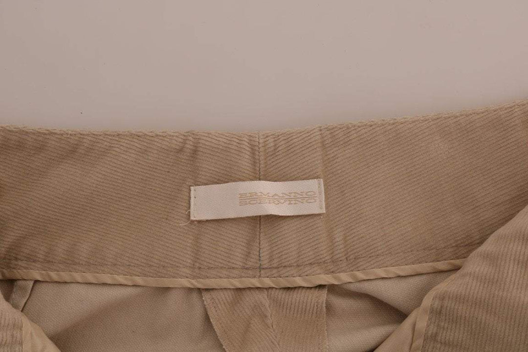 ERMANNO SCERVINO Women   Cotton Bootcut Pants #women, Beige, Catch, Ermanno Scervino, feed-agegroup-adult, feed-color-beige, feed-gender-female, feed-size-IT38|XS, Gender_Women, IT38|XS, Jeans & Pants - Women - Clothing, Kogan, Women - New Arrivals at SEYMAYKA