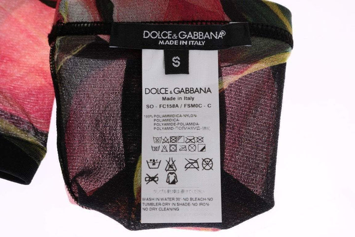 Dolce & Gabbana Multicolor Floral Tulip Nylon Socks #women, Brand_Dolce & Gabbana, Catch, Dolce & Gabbana, feed-agegroup-adult, feed-color-multicolor, feed-gender-female, feed-size-M, feed-size-S, Gender_Women, Kogan, M, Multicolor, S, Tights & Socks - Women - Clothing, Women - New Arrivals at SEYMAYKA