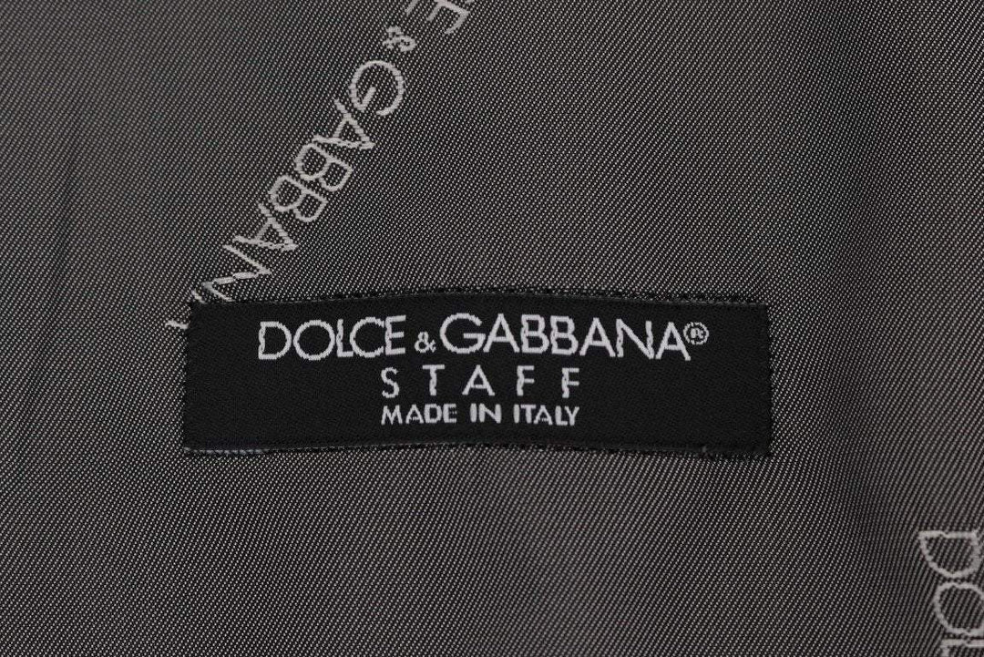 Dolce & Gabbana  Gray STAFF Cotton Rayon Vest #men, Brand_Dolce & Gabbana, Catch, Dolce & Gabbana, feed-agegroup-adult, feed-color-gray, feed-gender-male, feed-size-IT50 | L, Gender_Men, Gray, IT50 | L, Kogan, Men - New Arrivals, Vests - Men - Clothing at SEYMAYKA