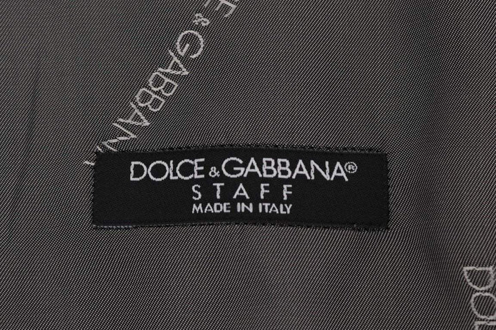 Dolce & Gabbana  Gray STAFF Cotton Rayon Vest #men, Brand_Dolce & Gabbana, Catch, Dolce & Gabbana, feed-agegroup-adult, feed-color-gray, feed-gender-male, feed-size-IT50 | L, Gender_Men, Gray, IT50 | L, Kogan, Men - New Arrivals, Vests - Men - Clothing at SEYMAYKA