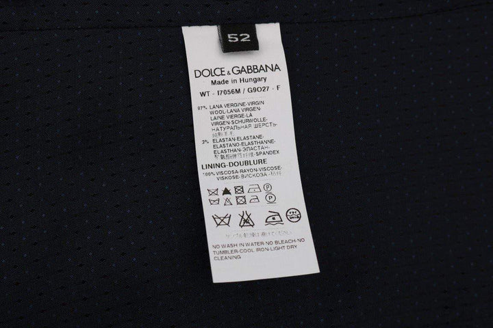 Dolce & Gabbana  Blue STAFF Wool Stretch Vest #men, Blue, Brand_Dolce & Gabbana, Catch, Dolce & Gabbana, feed-agegroup-adult, feed-color-blue, feed-gender-male, feed-size-IT52 | XL, Gender_Men, IT52 | XL, Kogan, Men - New Arrivals, Vests - Men - Clothing at SEYMAYKA