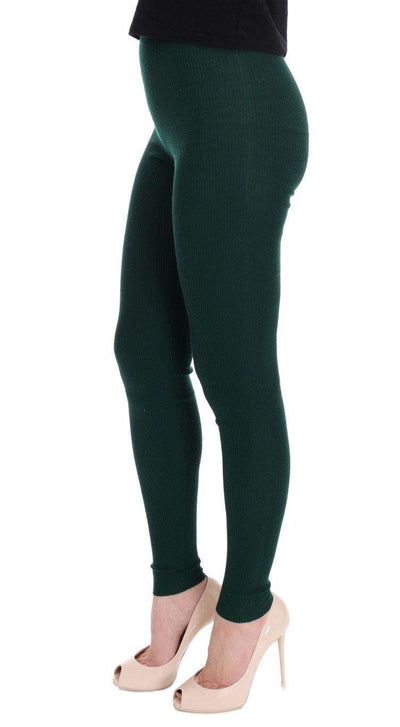 Dolce & Gabbana  Green Cashmere Stretch Tights #women, Brand_Dolce & Gabbana, Catch, Dolce & Gabbana, feed-agegroup-adult, feed-color-green, feed-gender-female, feed-size-IT36|XXS, Gender_Women, Green, IT36|XXS, IT40|S, Kogan, Tights & Socks - Women - Clothing, Women - New Arrivals at SEYMAYKA
