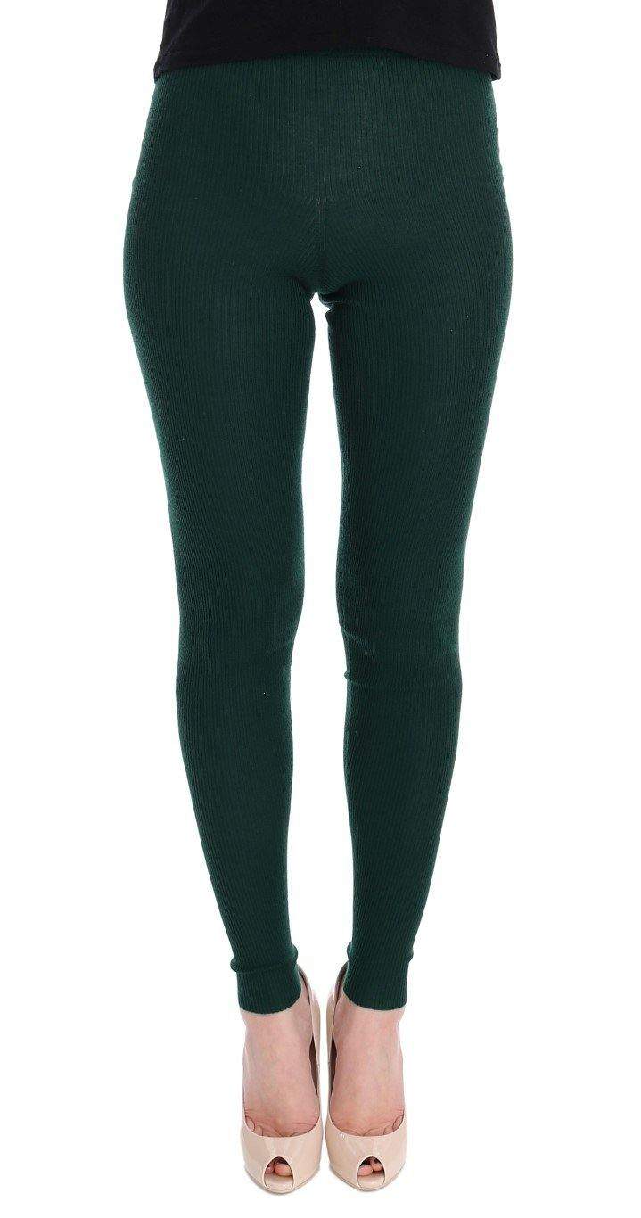 Dolce & Gabbana  Green Cashmere Stretch Tights #women, Brand_Dolce & Gabbana, Catch, Dolce & Gabbana, feed-agegroup-adult, feed-color-green, feed-gender-female, feed-size-IT36|XXS, Gender_Women, Green, IT36|XXS, IT40|S, Kogan, Tights & Socks - Women - Clothing, Women - New Arrivals at SEYMAYKA