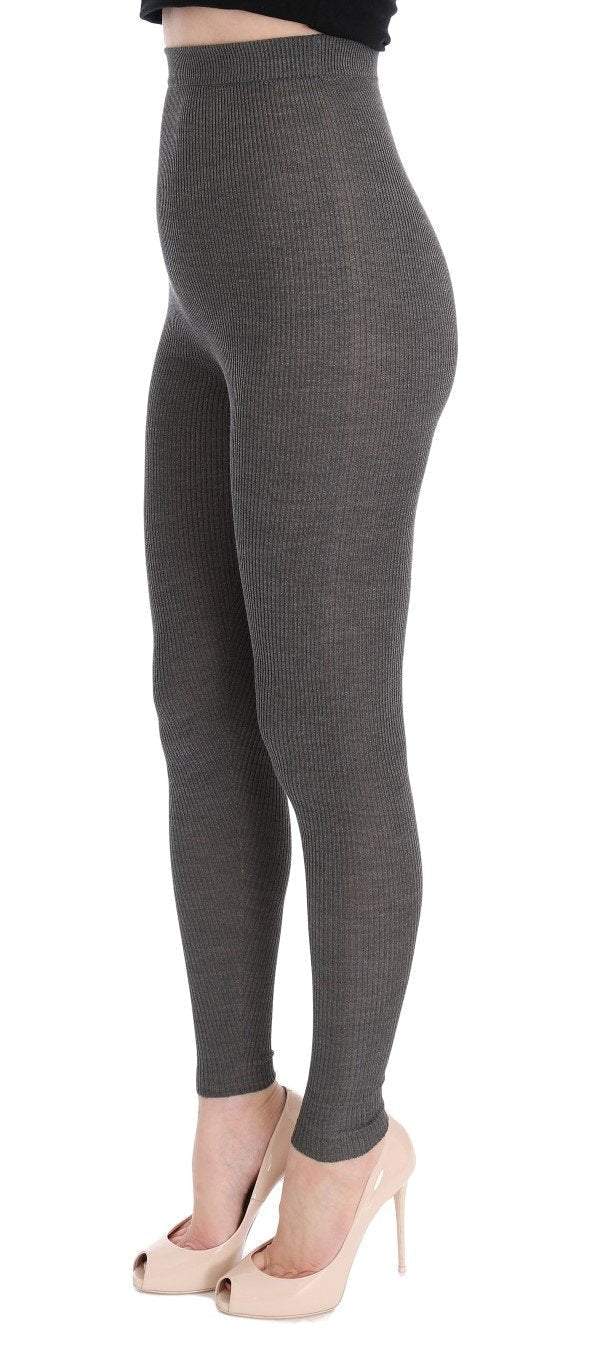 Dolce & Gabbana Gray Cashmere Stretch Tights #women, Brand_Dolce & Gabbana, Catch, Dolce & Gabbana, feed-agegroup-adult, feed-color-gray, feed-gender-female, feed-size-IT36|XXS, feed-size-IT40|S, Gender_Women, Gray, IT36|XXS, IT40|S, Kogan, Tights & Socks - Women - Clothing, Women - New Arrivals at SEYMAYKA