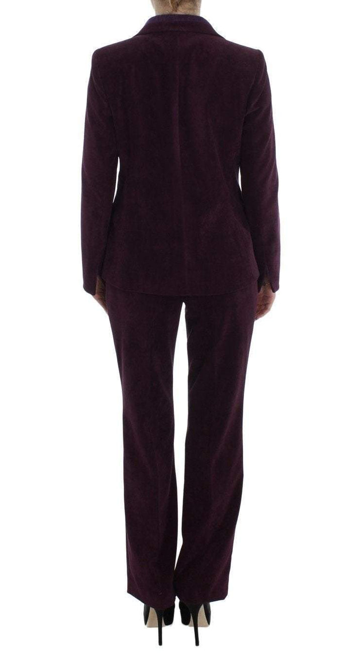 BENCIVENGA  Purple Wool Suit T-Shirt Set #women, BENCIVENGA, Catch, feed-agegroup-adult, feed-color-purple, feed-gender-female, feed-size-IT42|M, Gender_Women, Kogan, M, Purple, Suits & Blazers - Women - Clothing, Tops & T-Shirts - Women - Clothing at SEYMAYKA