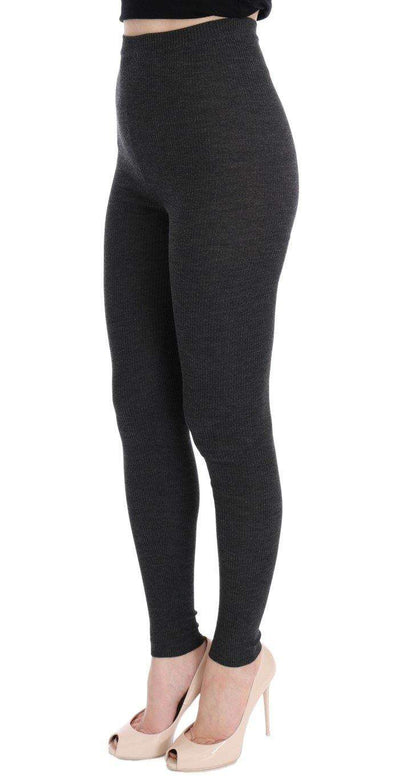 Dolce & Gabbana  Gray Wool Stretch Tights #women, Brand_Dolce & Gabbana, Catch, Dolce & Gabbana, feed-agegroup-adult, feed-color-gray, feed-gender-female, feed-size-IT40|S, Gender_Women, Gray, IT40|S, Kogan, Tights & Socks - Women - Clothing, Women - New Arrivals at SEYMAYKA