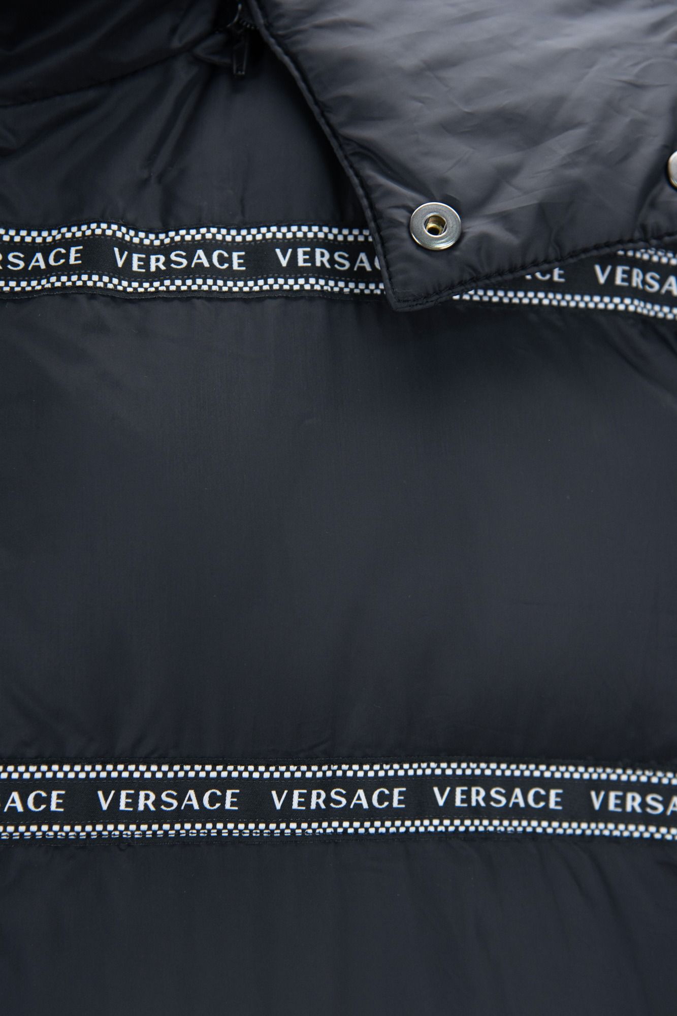 Versace Black Polyester Vest