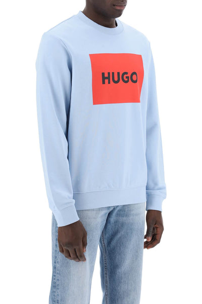 Hugo duragol logo box sweatshirt-1