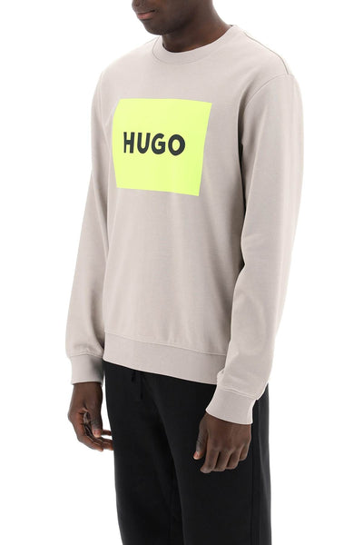 Hugo duragol logo box sweatshirt-3