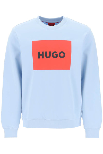 Hugo duragol logo box sweatshirt-0