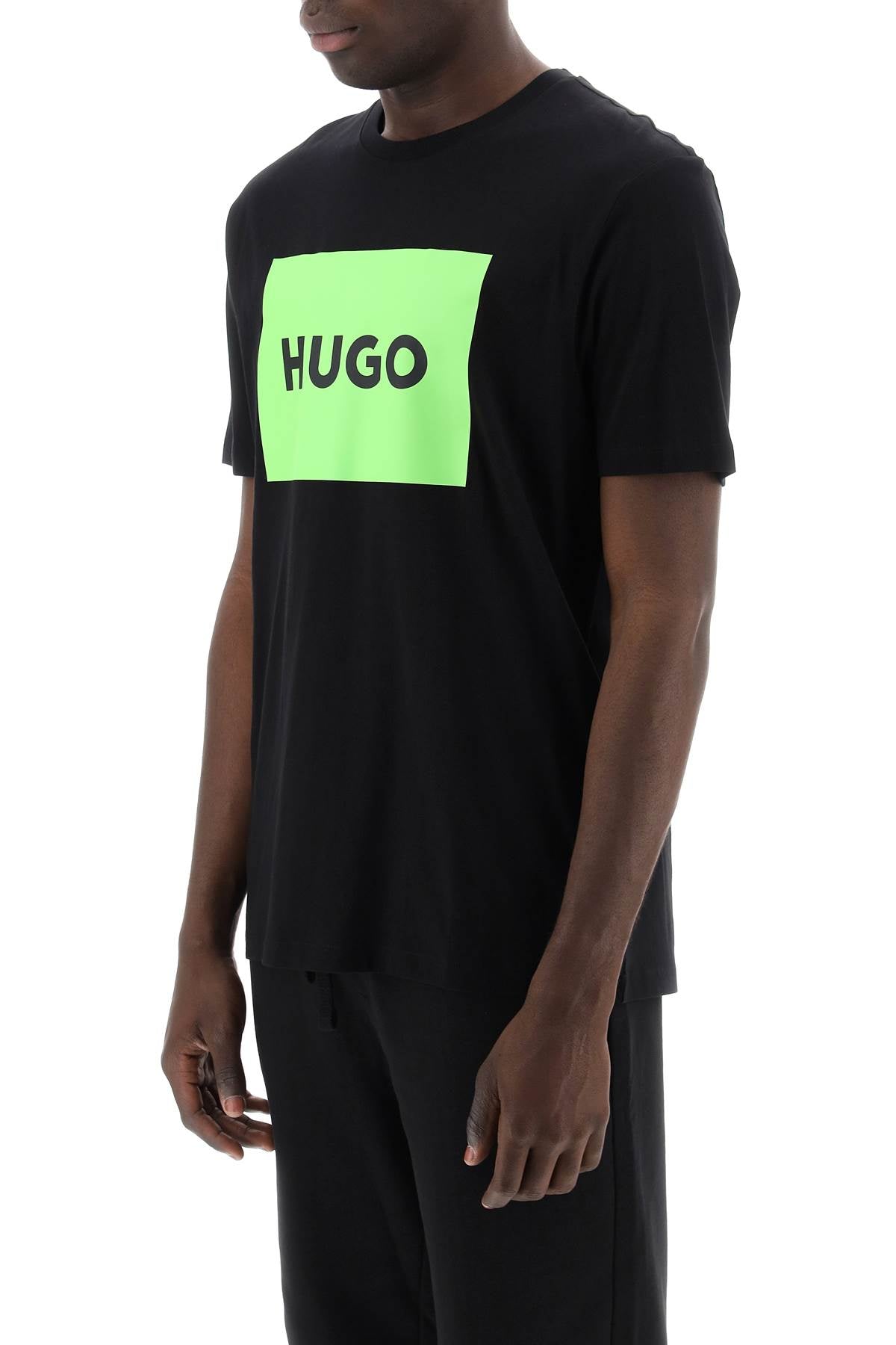 Hugo dulive t-shirt with logo box-3