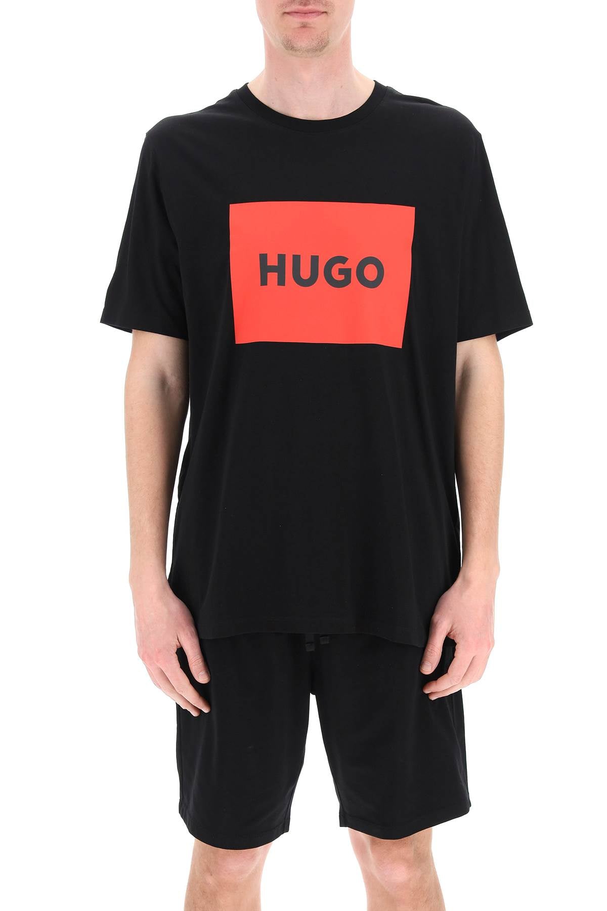 Hugo dulive t-shirt with logo box-1