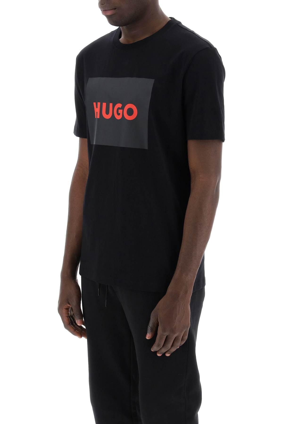 Hugo dulive t-shirt with logo box-3