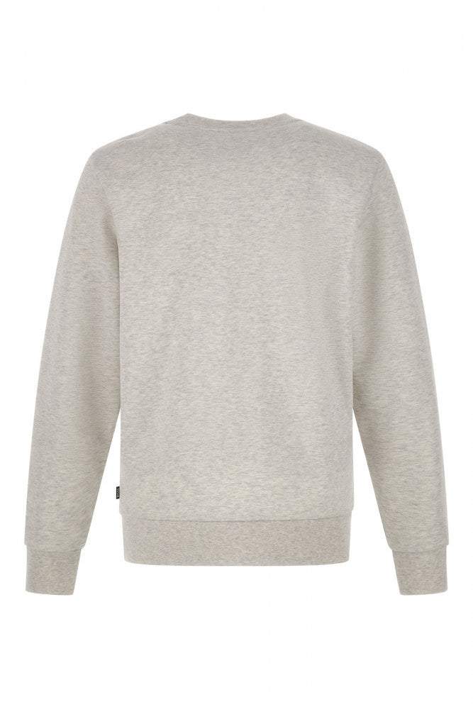 Hugo Boss Grey Cotton Logo Details Sweatshirt #men, feed-1, Grey, Hugo Boss, L, M, Men - New Arrivals, S, Sweaters - Men - Clothing, XL, XXL at SEYMAYKA