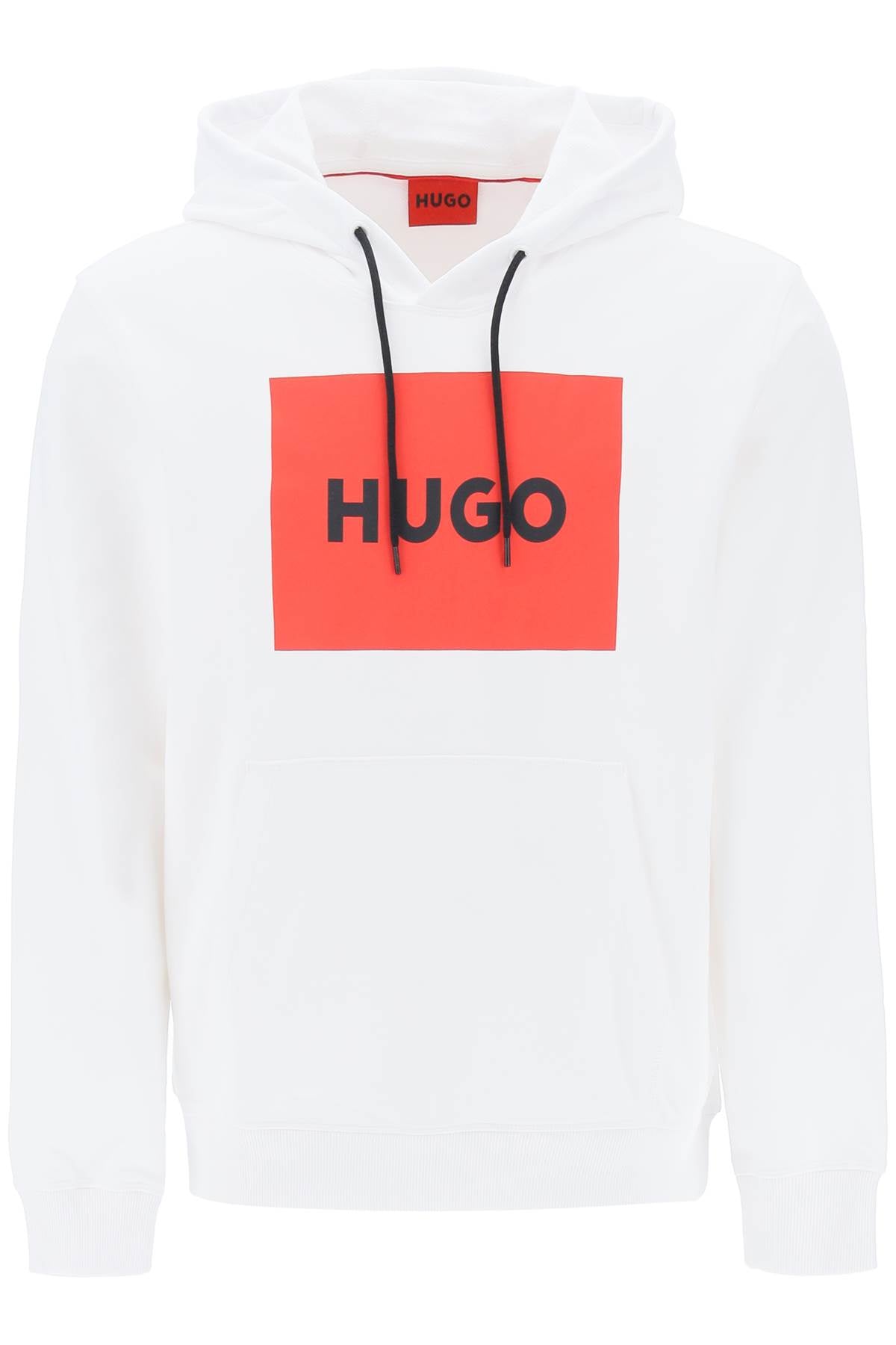 Hugo logo box hoodie-0