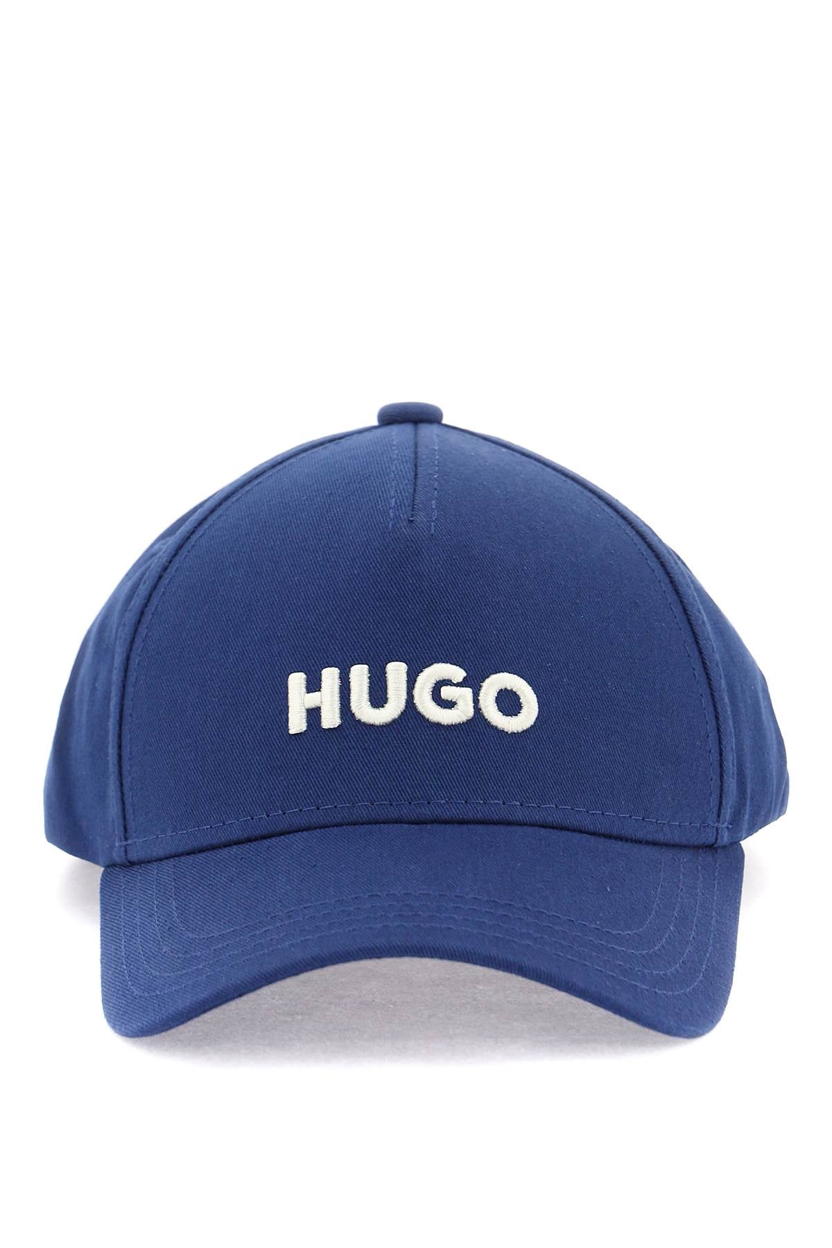 Hugo baseball cap with embroidered logo-0