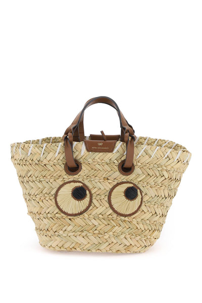 Anya hindmarch paper eyes basket handbag-0