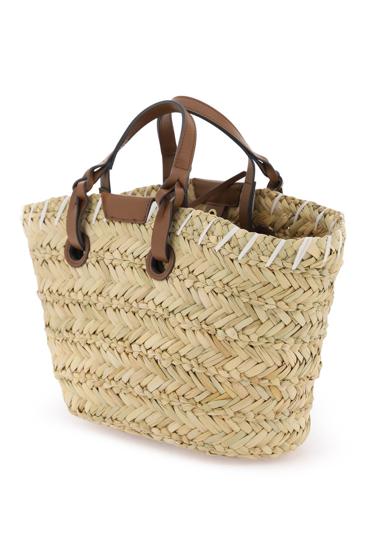 Anya hindmarch paper eyes basket handbag-1