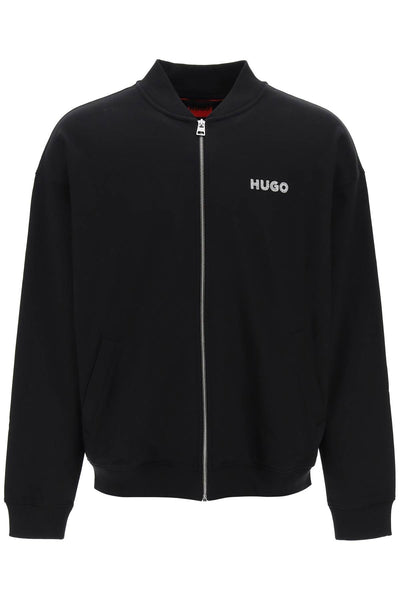 Hugo embroidered logo sweatshirt by-0