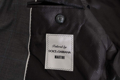 Dolce & Gabbana  Gray Wool MARTINI Slim Blazer #men, Blazers - Men - Clothing, Brand_Dolce & Gabbana, Catch, Dolce & Gabbana, feed-agegroup-adult, feed-color-gray, feed-gender-male, feed-size-IT56 | XXL, Gender_Men, Gray, IT56 | XXL, Kogan, Men - New Arrivals at SEYMAYKA