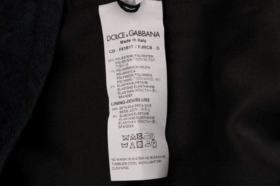 Dolce & Gabbana  Black Blue Flare Mini Dress #women, Black, Brand_Dolce & Gabbana, Catch, Clothing_Dress, Dolce & Gabbana, Dresses - Women - Clothing, feed-agegroup-adult, feed-color-black, feed-gender-female, feed-size-IT36 | XS, Gender_Women, IT36 | XS, Kogan, Women - New Arrivals at SEYMAYKA
