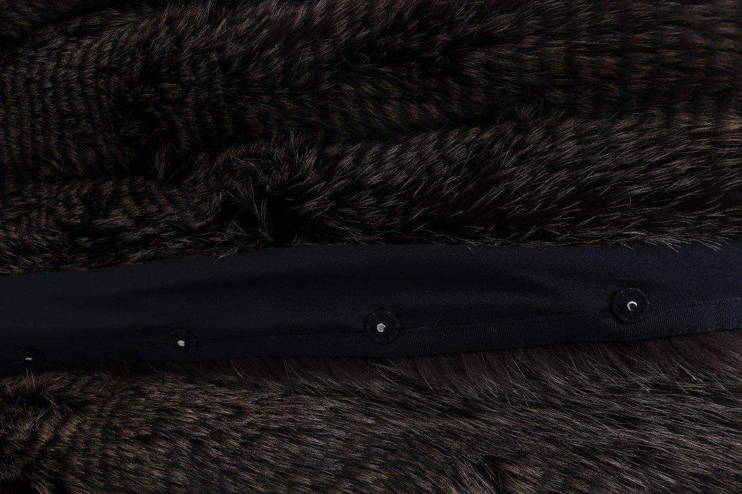 Dolce & Gabbana  Brown Raccoon Fur Coat Jacket #women, Brand_Dolce & Gabbana, Brown, Catch, Dolce & Gabbana, feed-agegroup-adult, feed-color-brown, feed-gender-female, feed-size-IT40|S, Gender_Women, IT40|S, Jackets & Coats - Women - Clothing, Kogan, Women - New Arrivals at SEYMAYKA