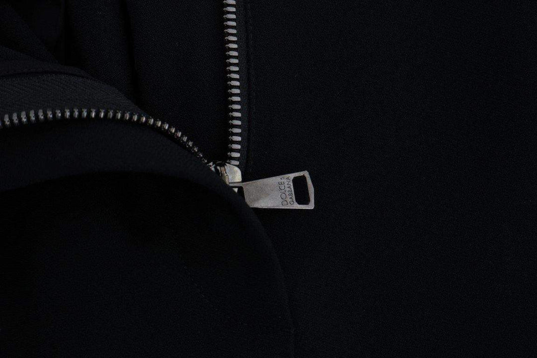 Dolce & Gabbana  Black Stretch Pink Stripes Capri Pants #women, Black, Brand_Dolce & Gabbana, Catch, Dolce & Gabbana, feed-agegroup-adult, feed-color-black, feed-gender-female, feed-size-IT36 | XS, Gender_Women, IT36 | XS, Jeans & Pants - Women - Clothing, Kogan, Women - New Arrivals at SEYMAYKA