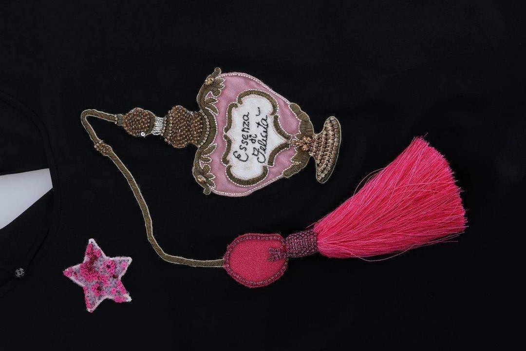 Dolce & Gabbana  Black Silk Fairy Tale Top Crystal Blouse #women, Black, Brand_Dolce & Gabbana, Catch, Dolce & Gabbana, feed-agegroup-adult, feed-color-black, feed-gender-female, feed-size-IT36 | XS, feed-size-IT38 | S, feed-size-IT40|S, Gender_Women, IT36 | XS, IT38 | S, IT40|S, Kogan, Tops & T-Shirts - Women - Clothing, Women - New Arrivals at SEYMAYKA