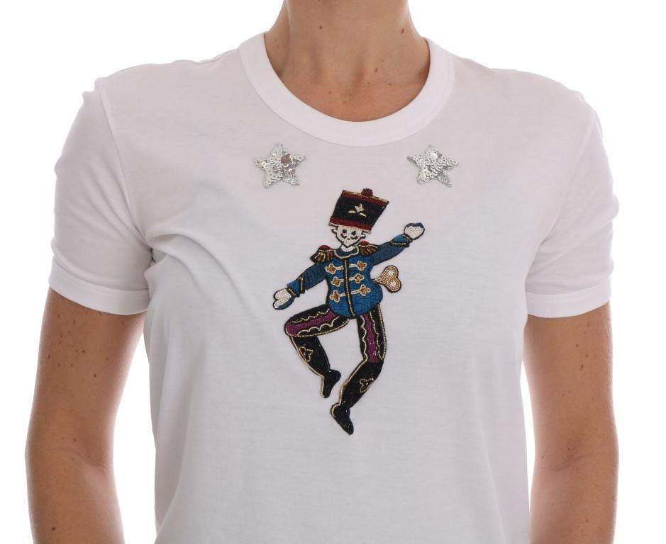 Dolce & Gabbana  White Cotton Fairy Tale T-Shirt #women, Brand_Dolce & Gabbana, Catch, Dolce & Gabbana, feed-agegroup-adult, feed-color-white, feed-gender-female, feed-size-IT36|XXS, feed-size-IT38|XS, Gender_Women, IT36|XXS, IT38|XS, Kogan, Tops & T-Shirts - Women - Clothing, White, Women - New Arrivals at SEYMAYKA