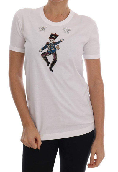 Dolce & Gabbana  White Cotton Fairy Tale T-Shirt #women, Brand_Dolce & Gabbana, Catch, Dolce & Gabbana, feed-agegroup-adult, feed-color-white, feed-gender-female, feed-size-IT36|XXS, feed-size-IT38|XS, Gender_Women, IT36|XXS, IT38|XS, Kogan, Tops & T-Shirts - Women - Clothing, White, Women - New Arrivals at SEYMAYKA