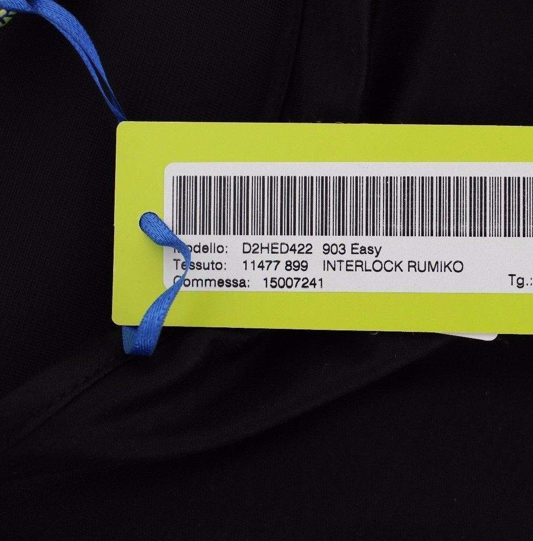 Versace Jeans Women Modal Silk Shift Knee Dress #women, Black, Catch, Clothing_Dress, Dresses - Women - Clothing, feed-agegroup-adult, feed-color-black, feed-gender-female, feed-size-IT40|S, feed-size-IT42|M, Gender_Women, IT40|S, IT42|M, Kogan, Versace Jeans at SEYMAYKA