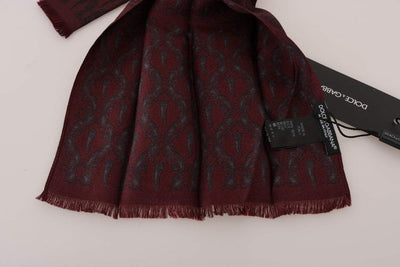 Dolce & Gabbana  Bordeaux Silk Crown Chili Scarf #men, Bordeaux, Brand_Dolce & Gabbana, Catch, Dolce & Gabbana, feed-agegroup-adult, feed-color-bordeaux, feed-gender-male, feed-size-OS, Gender_Men, Kogan, Scarves - Men - Accessories at SEYMAYKA