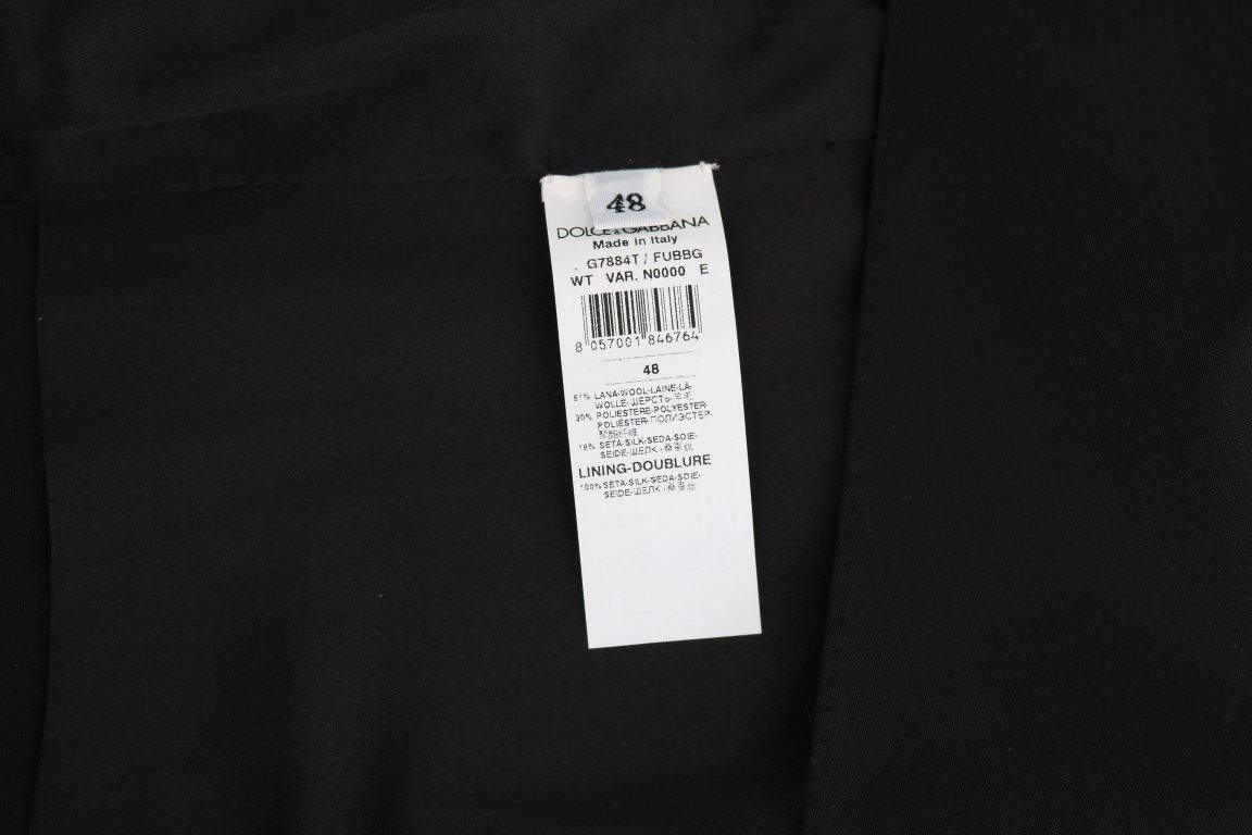 Dolce & Gabbana  Black Wool Silk Vest #men, Black, Brand_Dolce & Gabbana, Catch, Dolce & Gabbana, feed-agegroup-adult, feed-color-black, feed-gender-male, feed-size-IT48 | M, Gender_Men, IT48 | M, Kogan, Men - New Arrivals, Vests - Men - Clothing at SEYMAYKA