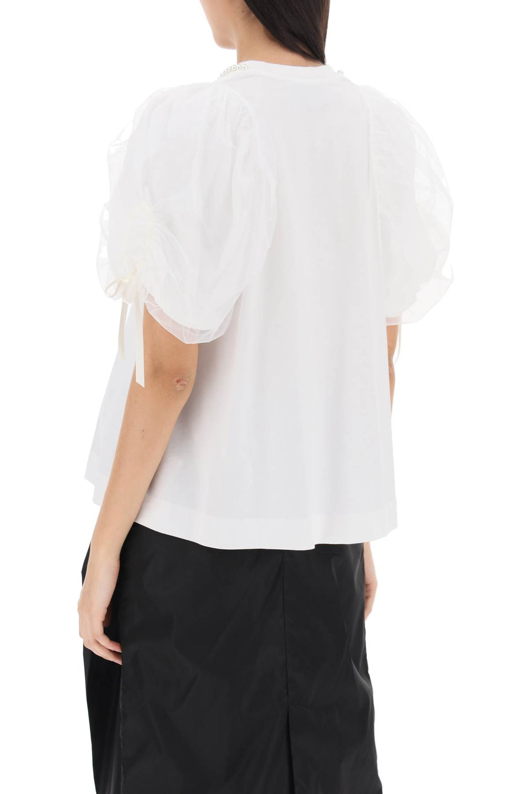 Simone rocha puff sleeves t-shirt-2