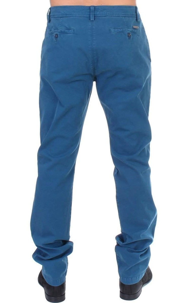 GF Ferre  Cotton Straight Fit Chinos #men, Blue, Catch, feed-agegroup-adult, feed-color-blue, feed-gender-male, feed-size-IT48 | M, feed-size-IT50 | L, Gender_Men, GF Ferre, IT48 | M, IT50 | L, Jeans & Pants - Men - Clothing, Kogan at SEYMAYKA