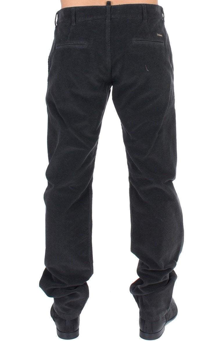 GF Ferre Corduroy Cotton Straight Fit Pants #men, Black, Catch, feed-agegroup-adult, feed-color-black, feed-gender-male, feed-size-IT48 | M, Gender_Men, GF Ferre, IT48 | M, Jeans & Pants - Men - Clothing, Kogan at SEYMAYKA