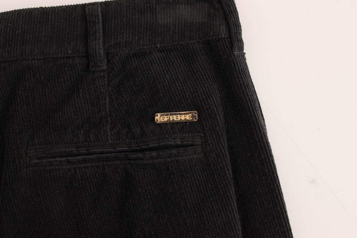 GF Ferre Corduroy Cotton Straight Fit Pants #men, Black, Catch, feed-agegroup-adult, feed-color-black, feed-gender-male, feed-size-IT48 | M, Gender_Men, GF Ferre, IT48 | M, Jeans & Pants - Men - Clothing, Kogan at SEYMAYKA