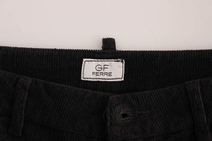 GF Ferre Corduroy Cotton Straight Fit Pants #men, Black, Catch, feed-agegroup-adult, feed-color-black, feed-gender-male, feed-size-IT48 | M, Gender_Men, GF Ferre, IT48 | M, Jeans & Pants - Men - Clothing, Kogan at SEYMAYKA