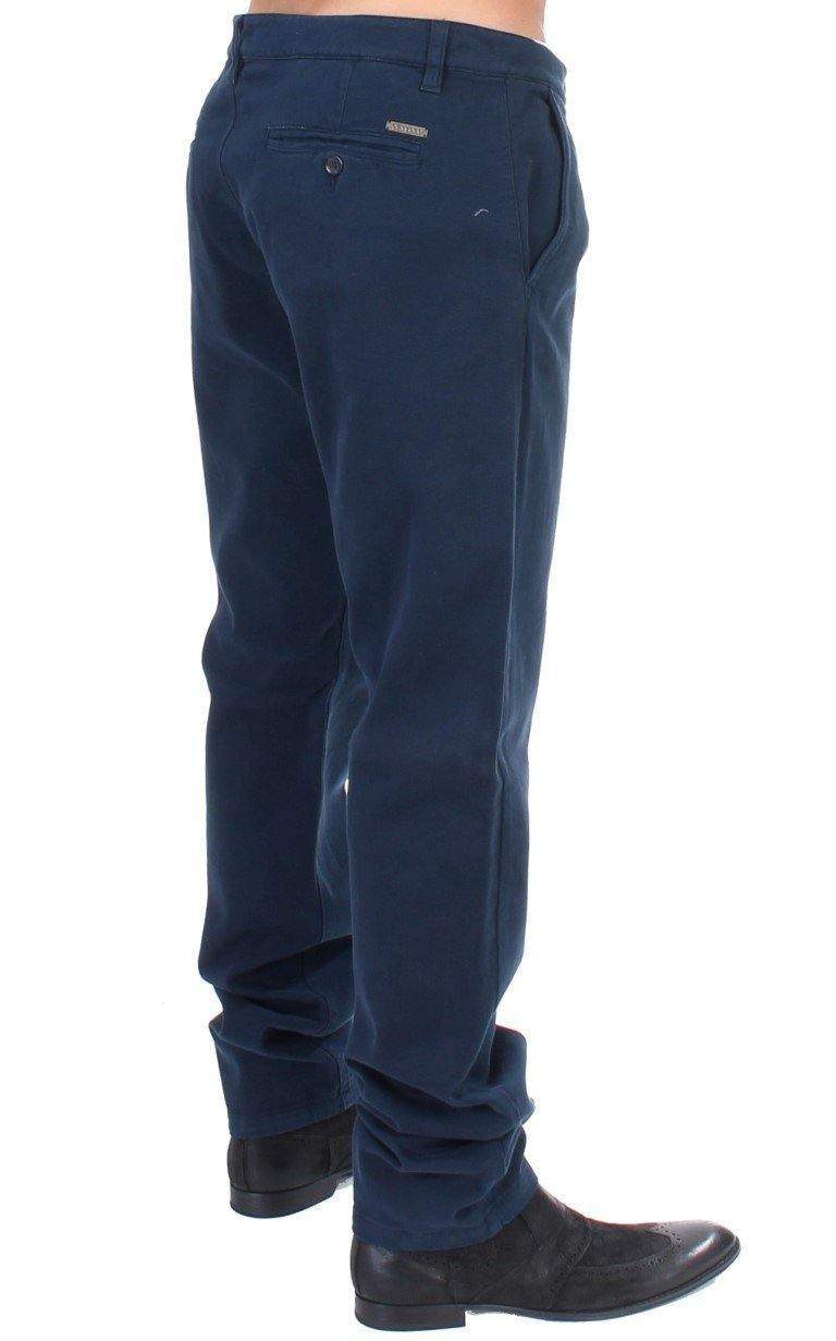 GF Ferre  Stretch Straight Fit Pants Chinos #men, Blue, Catch, feed-agegroup-adult, feed-color-blue, feed-gender-male, feed-size-IT48 | M, feed-size-IT50 | L, Gender_Men, GF Ferre, IT48 | M, IT50 | L, Jeans & Pants - Men - Clothing, Kogan at SEYMAYKA