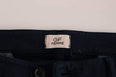 GF Ferre  Stretch Straight Fit Pants Chinos #men, Blue, Catch, feed-agegroup-adult, feed-color-blue, feed-gender-male, feed-size-IT48 | M, feed-size-IT50 | L, Gender_Men, GF Ferre, IT48 | M, IT50 | L, Jeans & Pants - Men - Clothing, Kogan at SEYMAYKA