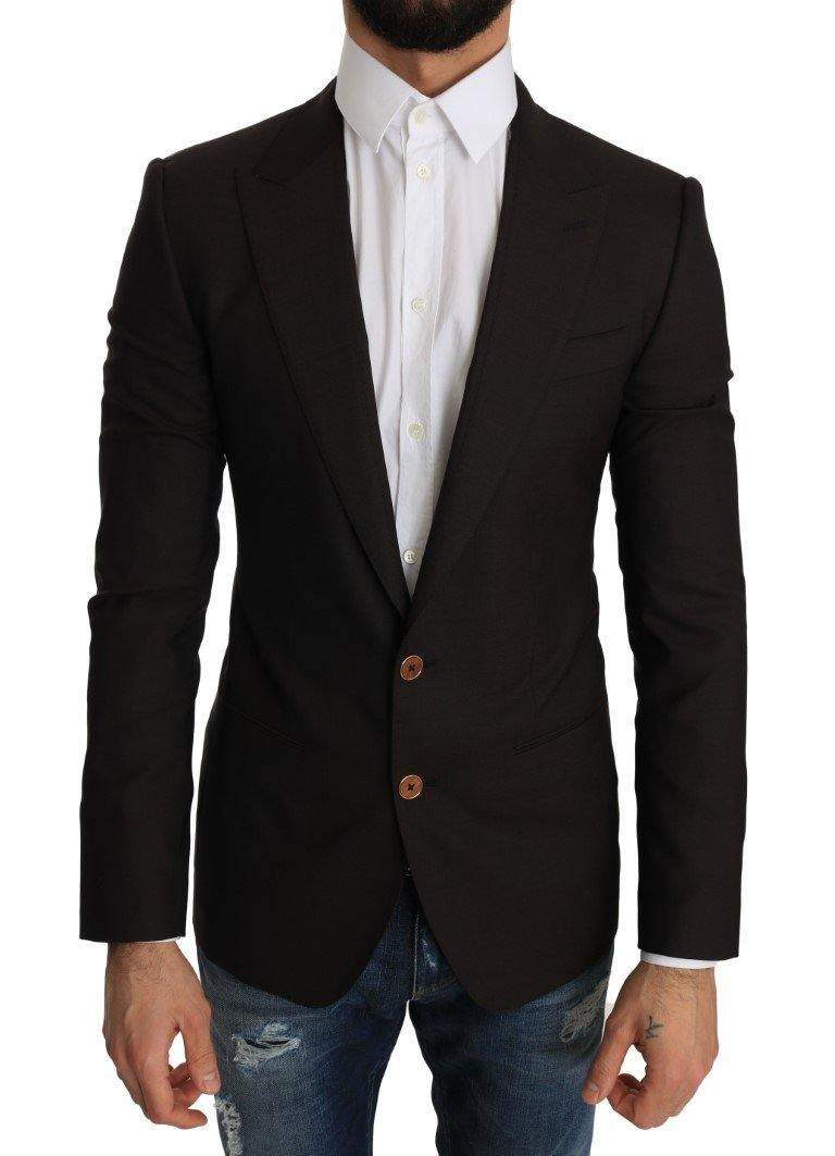 Dolce & Gabbana  Brown Wool SICILIA Jacket Coat Blazer #men, Blazers - Men - Clothing, Brand_Dolce & Gabbana, Brown, Catch, Dolce & Gabbana, feed-agegroup-adult, feed-color-brown, feed-gender-male, feed-size-IT44 | XS, Gender_Men, IT44 | XS, Kogan, Men - New Arrivals at SEYMAYKA